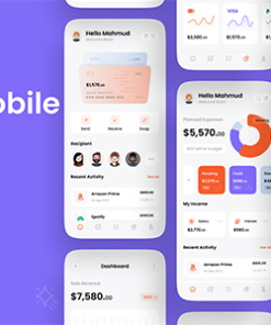 enbank - Finance mobile app UI kit