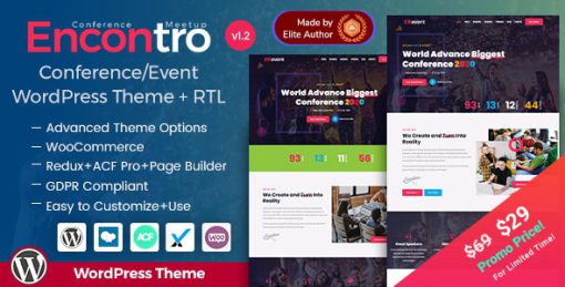 Encontro - Conference & Event WordPress Theme