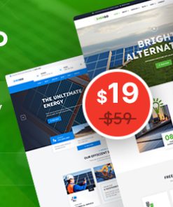 Energo - Wind Renewable Energy WordPress Theme