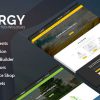 Energy - solar and wind alternative power WordPress Theme