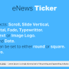 eNews Ticker - Breaking News Ticker for WordPress