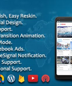 ENEWZ - Native Android (News/Blog/Article) App for Wordpress with OneSignal Notification