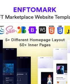 Enftomark - NFT Marketplace Website template