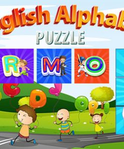 English Alphabet Puzzle Game (Construct 3 | C3P | HTML5) Kids Educational Game