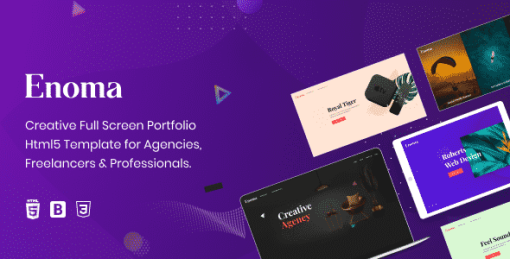 Enoma - Creative Portfolio HTML5 Template