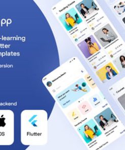 Entri - Education app | E-learning Management System Flutter 3.0(Android, iOS) app UI template