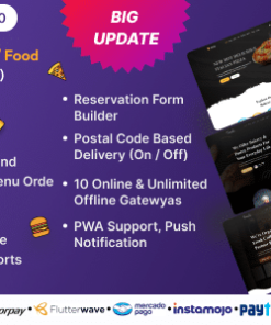 Eorder - Multitenant Restaurant / Food Ordering Website (SAAS)