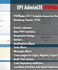 EPI AdminLTE PHPMaker 2017 Template