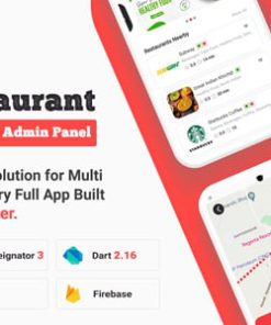 eRestro - Flutter Multi Restaurant & Vendor Marketplace - Food Ordering App for Hyperlocal Business