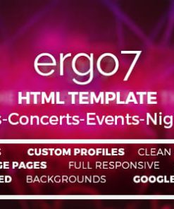 Ergo7 - HTML Template for Events | Parties | Festivals