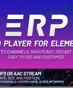 Erplayer - Radio Player for Elementor