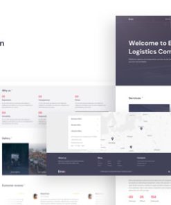 Erso - Logistics & Transportation Adobe XD Template