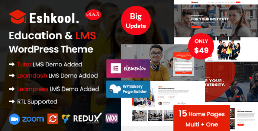Eshkool - Education WordPress Theme
