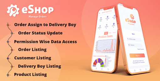 eShop - Ecommerce Admin / Store Manager app