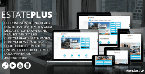 Estate Plus HTML5 Website Template