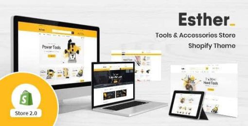 Esther - Tools Store & Garage Shopify Theme