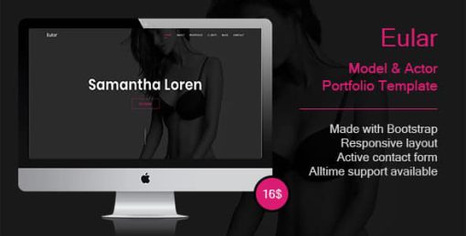 Eular-Model & Actor Portfolio Template