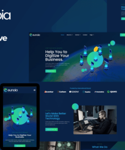 Eunoia - Tech Company Digital Service Elementor Template Kit