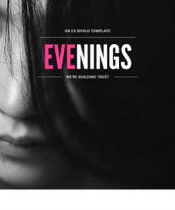 Evenings || Responsive Coming Soon Page