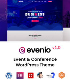 Evenio - Event Conference WordPress Theme