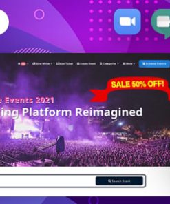 Eventmie Pro- Online-Offline Event & Classes Ticket Selling & Management Multi-vendor Platform v1.7