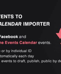 Events Importer from Facebook to The Events Calendar Addon - PRO