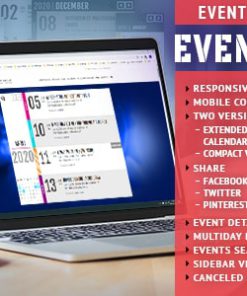 EventZilla - Event Calendar - Addon For WPBakery Page Builder (formerly Visual Composer)