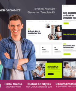 Ever Organize - Personal Assistant Elementor Template Kit