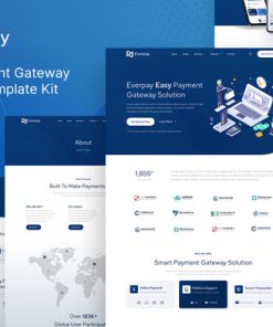 Everpay – Online Payment Gateway & Fintech Elementor Template Kit