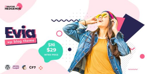 Evia - a Responsive Blog Theme for WordPress