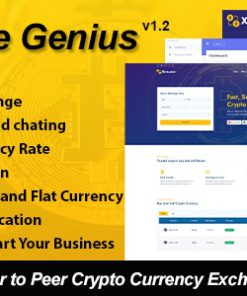 Exchange Genius - Advanced Peer to Peer Crypto Currency Exchange Platform