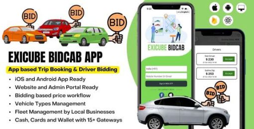 Exicube BidCab App