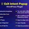 Exit Intent Popup WordPress Plugin