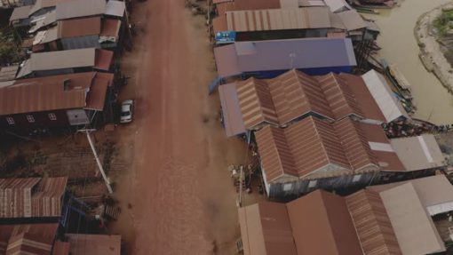 Exploring a Local Cambodian Community Through a Drone