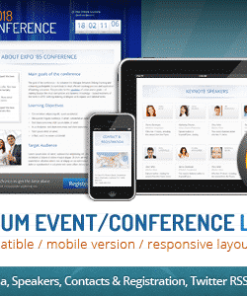 Expo'18 Responsive Event/ Conference Landing Page