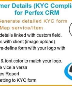 Export Customer Details (KYC Compliance)  Module for Perfex CRM