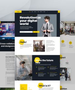 Faber - Template Kits For Tech Company