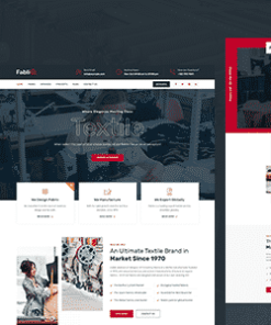 Fablio - Textile Industry HTML5 Template