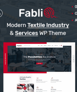 Fablio - Textile Industry WordPress Theme