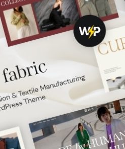 Fabric - Fashion & Textile Manufacturing WordPress Theme