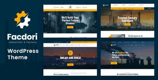 Facdori - Factory and Industrial Business WordPress Theme