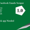 Facebook Groups /Pages/ Profiles Emails Scraper 1.1