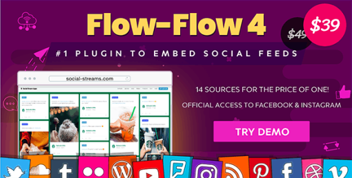 Facebook Instagram Twitter Feed — WordPress Social Feed Grid Gallery Plugin