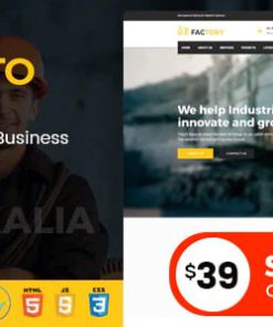 Facto - Industrial Business WordPress Theme