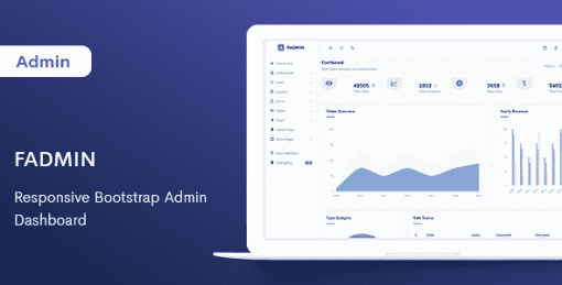 Fadmin - Responsive Bootstrap Admin Dashboard