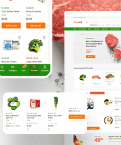 Farmart - Organic Marketplace eCommerce HTML Template + Admin Template