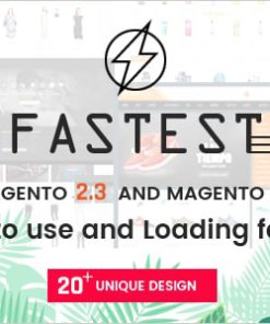 Fastest - Multipurpose Responsive Magento 2 and 1 Fashion Theme