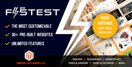 Fastestpro - Multipurpose Responsive Magento 2 Theme