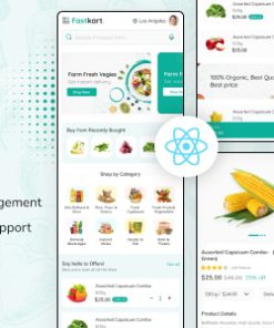 Fastkart - Grocery eCommerce react native ui Kit