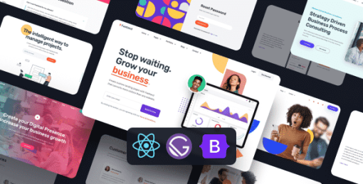 Fastland - React Gatsby JS Landing Page Template